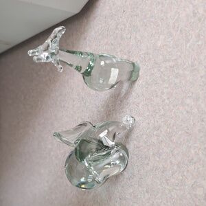 Glass wine bottle cover